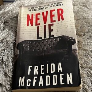 'Never Lie' Book - Black and White Cover